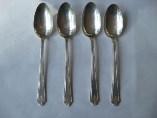 Pageant Teaspoons 1927 Holmes & Edwards Silverplate photo