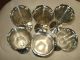 Set Of 6 Silver Plated Wine Goblets Cups & Goblets photo 1