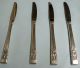 4 Coronation Grill Dinner Knives - 1936 Community - - Clean & Table Ready Other photo 1
