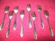 12 Pc Loxley Pastry Desert Forks And Spoons Sheffield England Silver Plated Sheffield photo 5