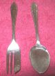 12 Pc Loxley Pastry Desert Forks And Spoons Sheffield England Silver Plated Sheffield photo 8