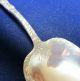Antique Silver Large Serving Spoon Chevalier Rogers 1895 Scalloped Bowl International/1847 Rogers photo 2
