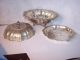Vintage Silverplate 3 Piece Covered Butter Dish Dishes & Coasters photo 4