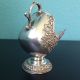 Antique Edwardian Floral Silver Plated Sauce / Cream Boat - Patina Sauce Boats photo 5