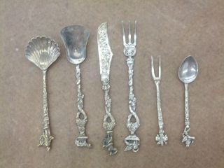 Vintage Silver Or Silver Plate Serving Set - Made In Italy photo