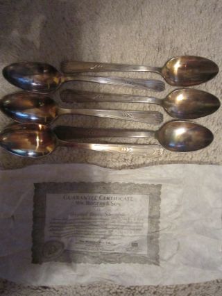 Wm Rogers & Sons Set Of 6 Spoons photo