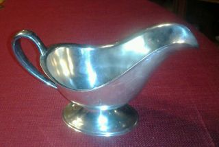 Vintage,  Silver Plate Creamer With Unknown Halmarks 2127 photo