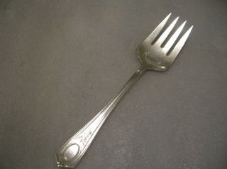 Oneida Community Louis Xvi Pattern Cold Meat Serving Fork 1911 photo