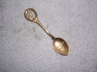 From 1985 Souvenir Spoon Vintage C Fort F Usa 50th Happy Anniversary photo