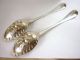Pair Wm.  Iv Silver Berry Spoons London 1833 Other photo 1