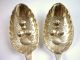 Pair Wm.  Iv Silver Berry Spoons London 1833 Other photo 3