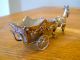 Rare Antique Cast Silver Goat Cart Pin Cushion Hanau C1900 Solid Sterling Nr Other photo 1