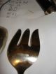 Deep Silver Serving Fork Spoon Extra Plate + Sterling Bottm International International/1847 Rogers photo 3
