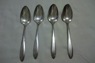 Community Plate Large Serving Spoons Patrician Pattern photo
