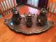 Large 5pc Vintage Wallace Grand Baroque Silver Tea Pot Tray Service Set Tea/Coffee Pots & Sets photo 1