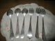 Vtg Mix Lots Of 6 Dinner Forks/spoon - 1938 Wallace,  1915 Wm Rogers,  1847 Rogers Bro Mixed Lots photo 11
