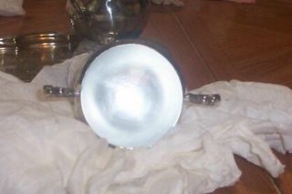 Pilgrim Silverplate Footed Creamer And Sugar Bowl Set With Serving Tray photo
