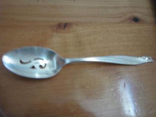 Vintage William Rogers Silverplate Perforated Serving Spoon photo