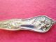 Antique Master Butter Knife Victorian Silverware Fabulous Floral Motif Other photo 3