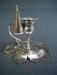Antique 1847 Solid Sterling Silver Chamber Stick Candle Holder By Taylor & Perry Candlesticks & Candelabra photo 6