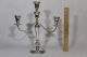 Pair Antique Sterling Silver Candelabras,  3 Different Configurations Nr Candlesticks & Candelabra photo 1
