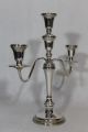 Pair Antique Sterling Silver Candelabras,  3 Different Configurations Nr Candlesticks & Candelabra photo 3