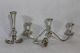 Pair Antique Sterling Silver Candelabras,  3 Different Configurations Nr Candlesticks & Candelabra photo 6