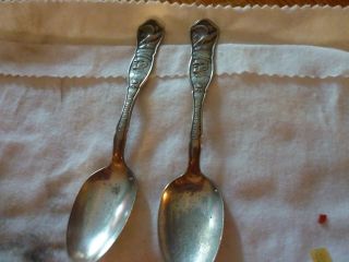 Vintage Silverplate Souvenir Spoon; General Pershing; Wwi Hero photo