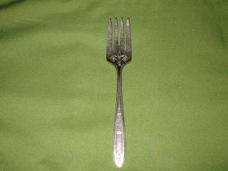 Vintage Silver Plate Community Grosvenor Meat Fork - No Monogram photo