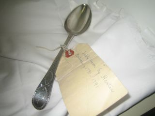 Antique Georgian Silver Tablespoon photo