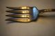 Fancy Antique Serving Fork Mother Of Pearl Handle Silver Plate Unknown photo 2
