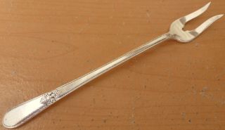 1847 Rogers Silverplate Pickle Fork,  Adoration,  1940, photo