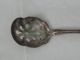 Antique Slotted Spoon,  Marked 