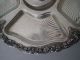 Vintage English Silver Mfg Corp Silverplated Lazy Susan W/ Glass Insert Dishes Platters & Trays photo 11
