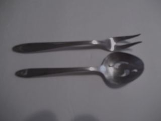 Coctail Fork And Spoon,  Meriden Silverplate photo