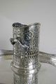 & Decorative Silver Plated Edwardian Wine Bottle Carrier/cooler. Other photo 1