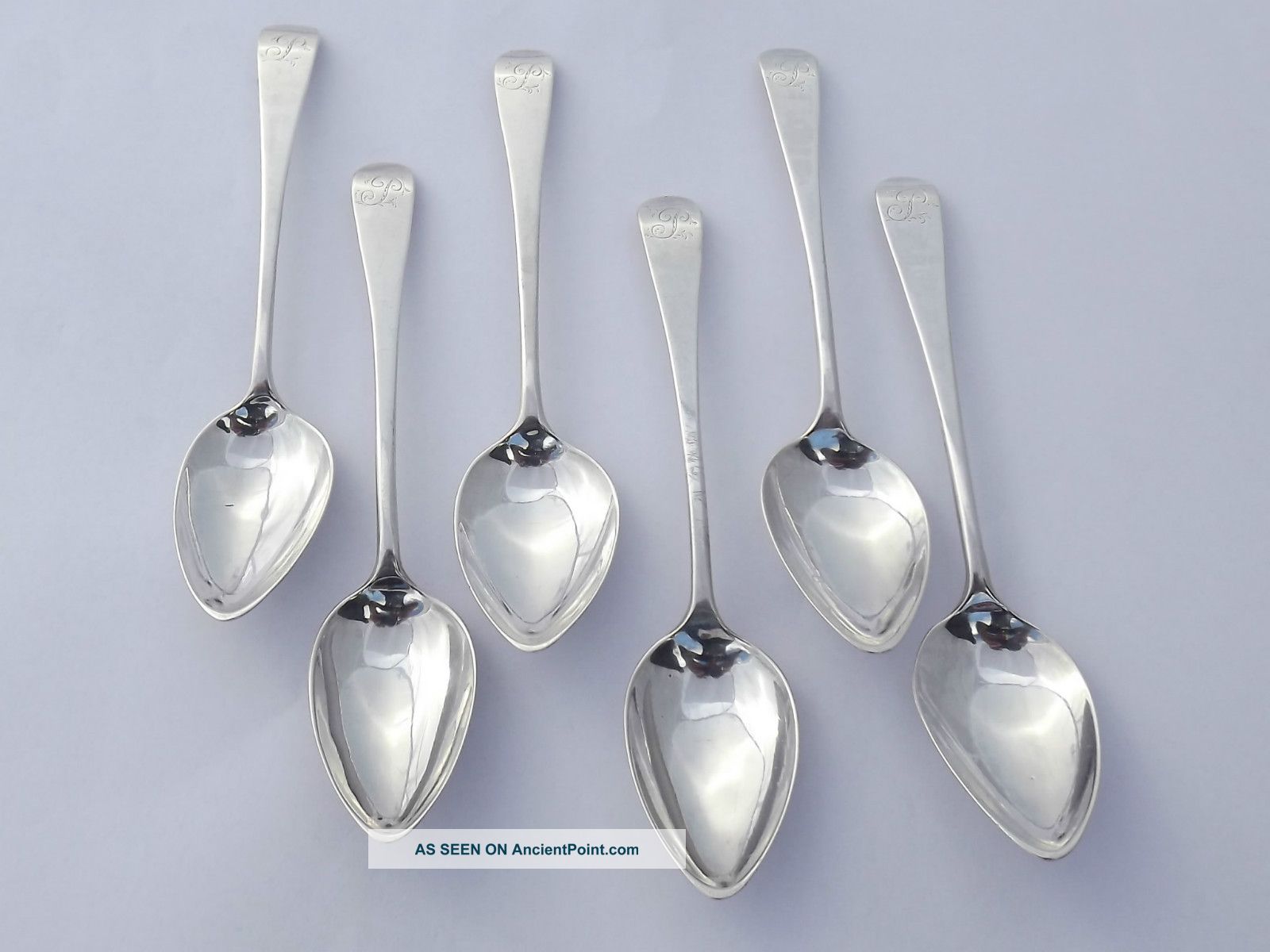 Rare Set Of Six Newcastle 18th Century George Iii Teaspoons Other photo