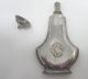 Vintage Sterling Silver Perfume Bottle W/funnel And Fitted Box Bottles, Decanters & Flasks photo 1