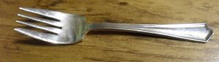 Vintage Wm.  Rogers Silverplate Dessert Fork 1917 