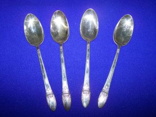 4 Tablespoons International Silver First Love photo