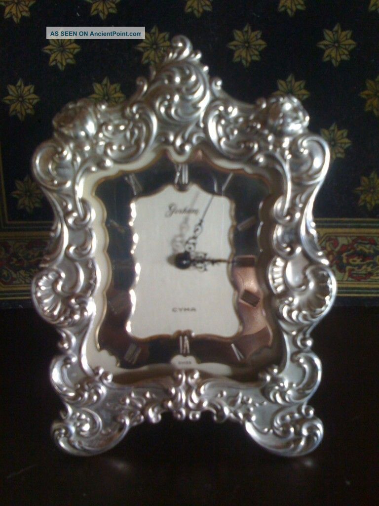 Gorham Sterling Clock Swiss Made Other photo