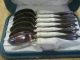 Set Of 6 Lunt Rogers Silversmiths Sterling Silver Spoon With Case 100+ Grams Lunt photo 1