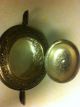 Rare Persian Antique Sterling Silver Sugar Bowl And Tongs Sugar Bowls & Tongs photo 6