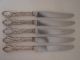 5 Ss Dinner Knives In Versailles 1888 (gorham) - 