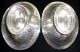 Antique Silver Pair Ellis Barker Pierced Bowls Reticulated Design Oval England Bowls photo 4