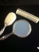 Ornate Vintage Gorham Chantilly Silverplate Vanity Set Hand Mirror Brush Comb Other photo 3