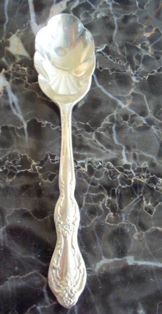 1964 ' Beverly Manor ' Pattern Wm Rogers Scallop Sugar Spoon photo