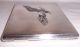 Vtg Sterling Silver Cigarette Case W/eagle Hallmarked Cigarette & Vesta Cases photo 1