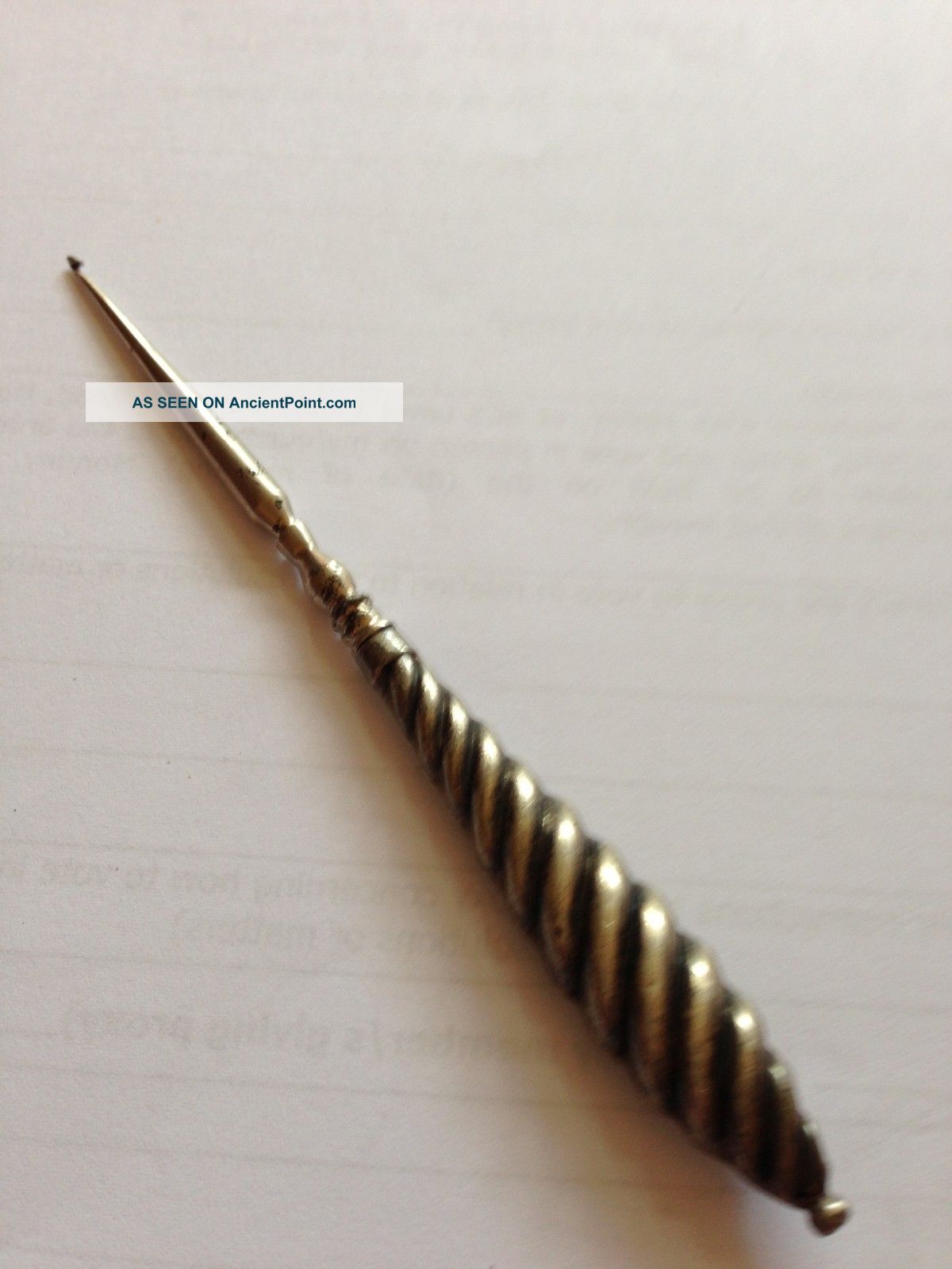 Sterling Silver Crochet Hook Sterling Silver (.925) photo