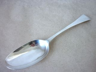 Rare George Ii Silver Rat Tail Table Spoon 1729 photo